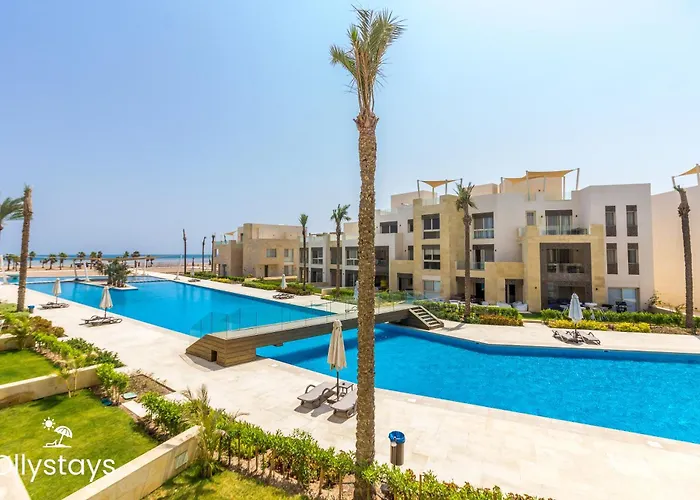 Ollystays Mangroovy Seaview 1Br, Beach & Pool Free Access! Red Sea